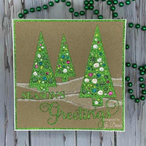 Creative Expressions - Stanzschablone "Season's Greetings" Craft Dies Design by Sue Wilson