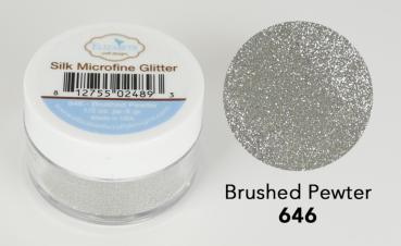 Elizabeth Craft Designs - Glitzer "Brushed Pewter 646" Silk Microfine Glitter 11g
