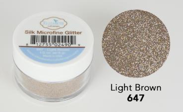 Elizabeth Craft Designs - Glitzer "Light Brown 647" Silk Microfine Glitter 11g
