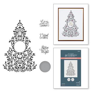 Spellbinders - Press Plate & Dies "Holly Tree"