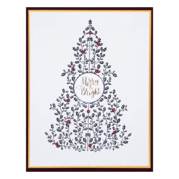 Spellbinders - Press Plate & Dies "Holly Tree"