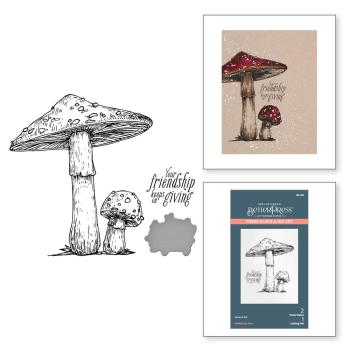 Spellbinders - Press Plate & Dies "Mushroom Duo"