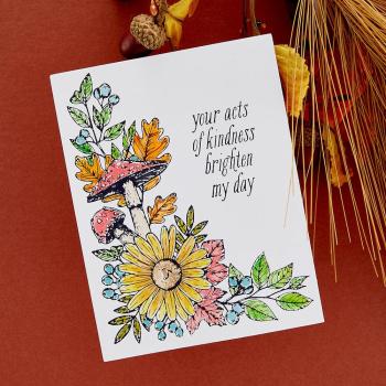 Spellbinders - Press Plate & Dies "Autumn Floral Corner"