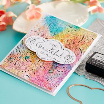 Spellbinders - Press Plate & Dies "So Grateful for You"