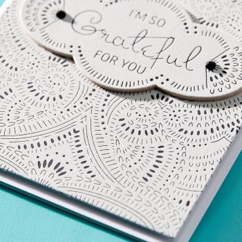 Spellbinders - Press Plate & Dies "So Grateful for You"