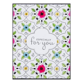 Spellbinders - Press Plate & Dies "Floral View"