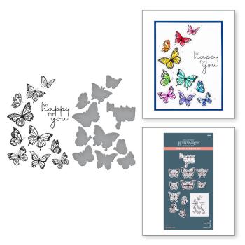 Spellbinders - Press Plate & Dies "Butterfly Swirl"