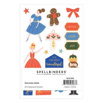 Spellbinders - Aufkleber "Nutcracker Ballet" Chipboard Sticker