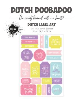 Dutch Doobadoo - Stanzteile "Get This Party Started" Die Cuts