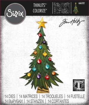 Sizzix - Stanzschablone "Trim a Tree" Thinlits Craft Dies by Tim Holtz