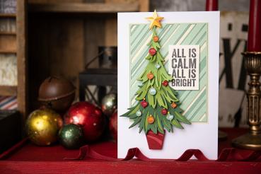 Sizzix - Stanzschablone "Trim a Tree" Thinlits Craft Dies by Tim Holtz