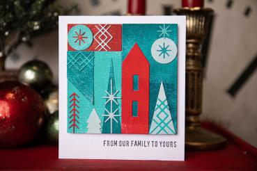 Sizzix - Stanzschablone "Holiday Blocks" Thinlits Craft Dies by Tim Holtz