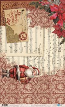 Paper For you - Decoupage Papier "Father Christmas I" Rice Paper Kit A4 - 6 Bogen