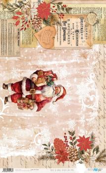 Paper For you - Decoupage Papier "Father Christmas II" Rice Paper Kit A4 - 4 Bogen