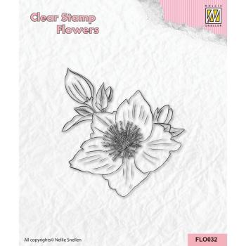 Nellie Snellen - Stempel "Helleborus" Clear Stamps Flowers