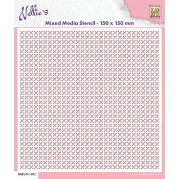 Nellie Snellen - Schablone "Christmas Knit" Mixed Media Stencil 