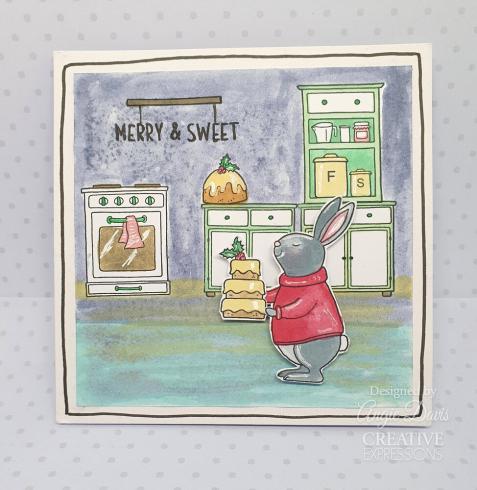 Creative Expressions - Stempelset "Merry & Sweet" Clear Stamps 6x8 Inch Design by Janes´s Doodles