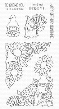 My Favorite Things - Stempel "Sunflower Gnomes" Clear Stamps