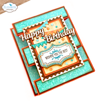 Elizabeth Craft Designs - Stempelset "Layered Labels" Clear Stamps