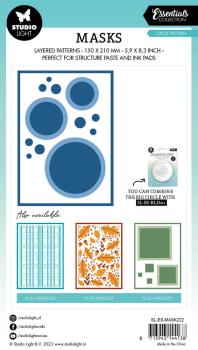 Studio Light - Schablone "Circle Pattern" Stencil  