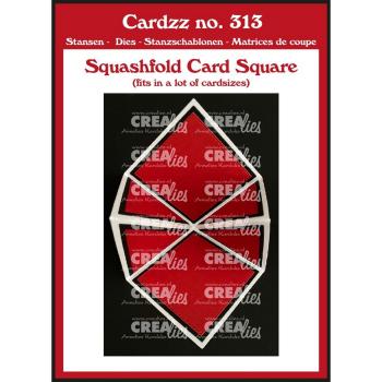 Crealies - Stanzschablone "Squashfold Card Square" Cardzz Dies