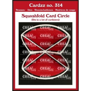 Crealies - Stanzschablone "Squashfold Card Circle" Cardzz Dies