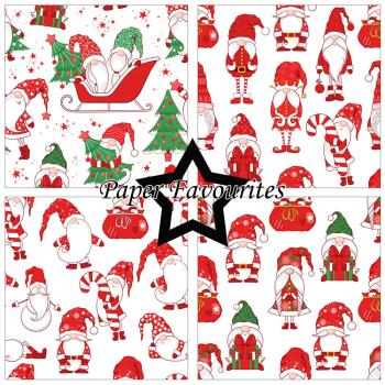 Paper Favourites - Designpapier "Christmas Gnomes" Paper Pack 12x12 Inch 8 Bogen