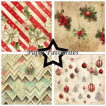 Paper Favourites - Designpapier "Santas Present" Paper Pack 6x6 Inch - 24 Bogen