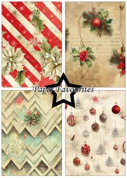 Paper Favourites - Designpapier "Santas Present" Paper Pack A5 - 24 Bogen