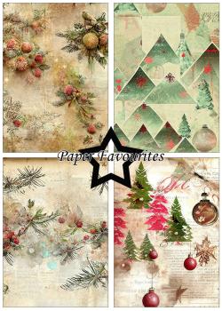 Paper Favourites - Designpapier "Santas Present" Paper Pack A5 - 24 Bogen