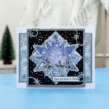 Crafters Companion - Stempelset "Falling Snow" Clear Stamps