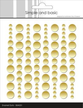 Simple and Basic - Adhesive Enamel Dots "Metallic Copper Matte"