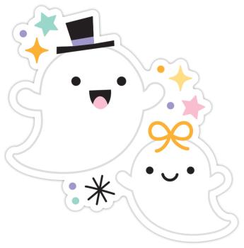 Doodlebug Design - Aufkleber "Boo Friends" Doodle Sticker