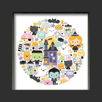 Doodlebug Design - Kit für Schattenbox "Sweet & Spooky" Shadow Box Kit