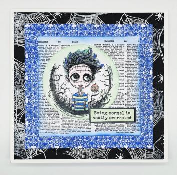 IndigoBlu - Gummistempel "Spooky Boy" A6 Rubber Stamp