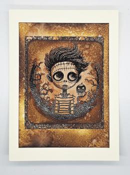 IndigoBlu - Gummistempel "Spooky Boy" A6 Rubber Stamp