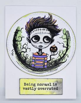 IndigoBlu - Gummistempel "Spooky Boy" A6 Rubber Stamp