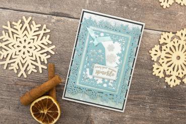 Crafters Companion - Stanzschablone "Shimmering Snowflakes" Dies