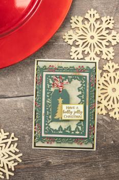 Crafters Companion - Stanzschablone "The Holly & The Ivy" Dies