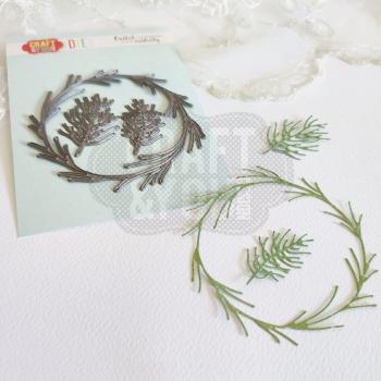 Craft & You Design - Stanzschablone "Coniferous Wreath" Dies