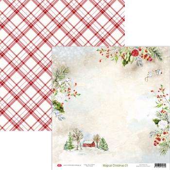 Craft & You Design - Designpapier "Magical Christmas" Paper Pad 12x12 Inch - 12 Bogen