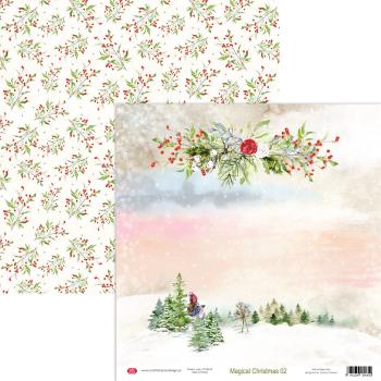 Craft & You Design - Designpapier "Magical Christmas" Paper Pad 12x12 Inch - 12 Bogen