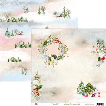 Craft & You Design - Designpapier "Magical Christmas" Paper Pad 12x12 Inch - 12 Bogen