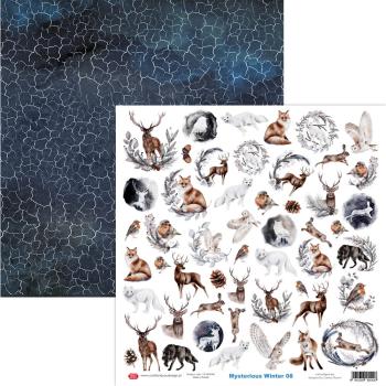 Craft & You Design - Designpapier "Mysterious Winter" Paper Pad 12x12 Inch - 4 Bogen