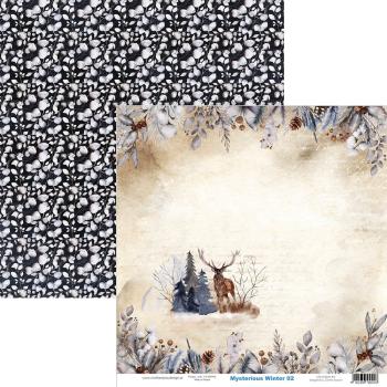 Craft & You Design - Designpapier "Mysterious Winter" Paper Pad 12x12 Inch - 12 Bogen