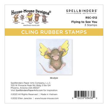 Spellbinders - Gummistempel Set "Flying to See You" Cling Stamp