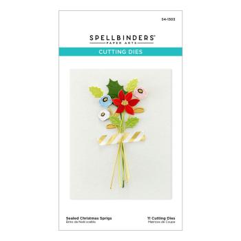 Spellbinders - Stanzschablone "Sealed Christmas Sprigs" Dies