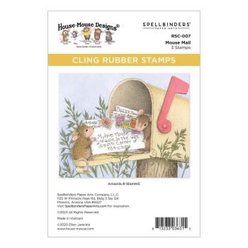 Spellbinders - Gummistempel Set "Mouse Mail" Cling Stamp