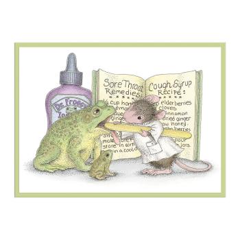 Spellbinders - Gummistempel Set "Froggy Throat" Cling Stamp