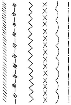 Woodware - Stempelset "Doodle Stitches" Clear Stamps Design by Jane Gill